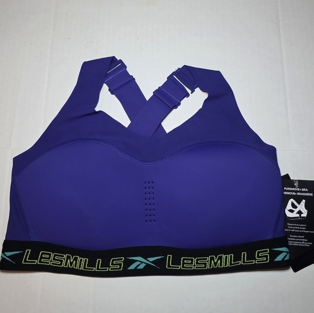 Les Mills Reebok PureMove+ Bra Sz S/M